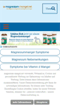 Mobile Screenshot of magnesium-mangel.net